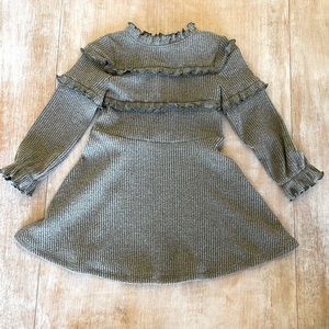 Art class ruffle toddler dress